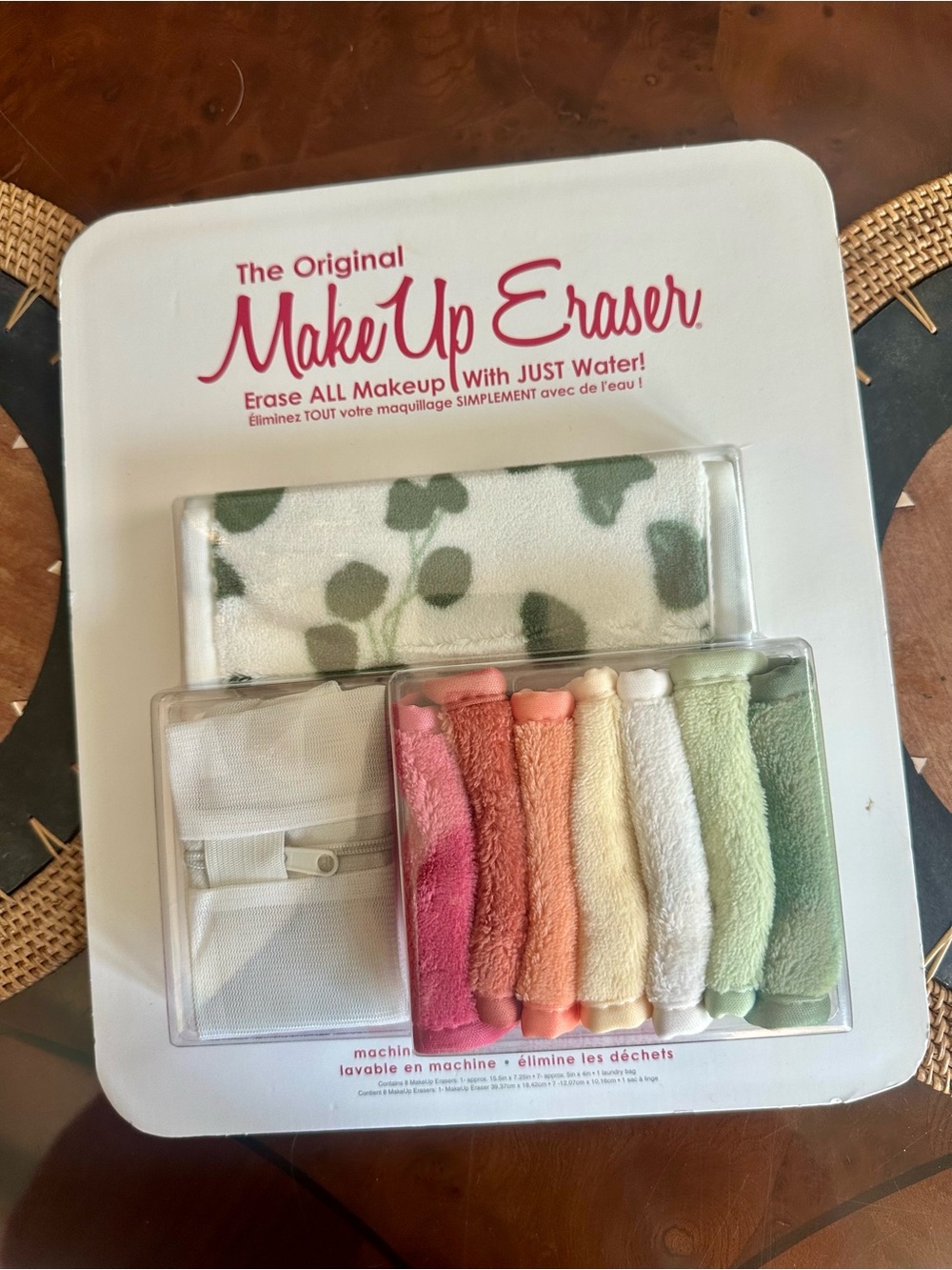 MakeUp Eraser Original Makeup Remover Cloth - Pink/Peach/Green Set